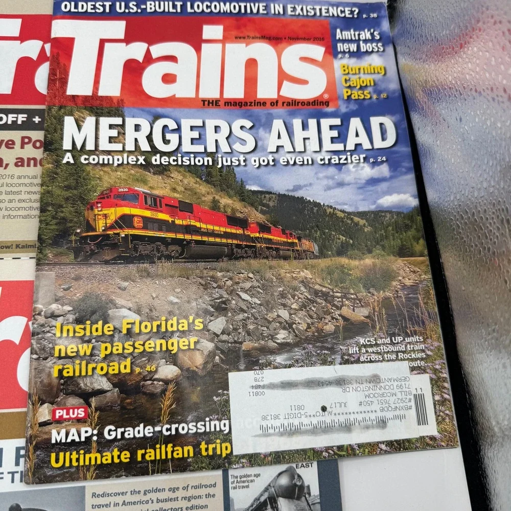 Trains Magazine Full Year 2016 Lot 12 Issues Railroading History Locomotive Rail